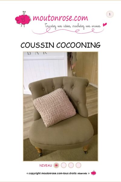 Patron coussin cocooning (aig. n°20)