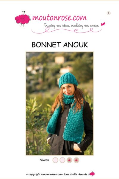 Patron bonnet Anouk (aig. n°10)