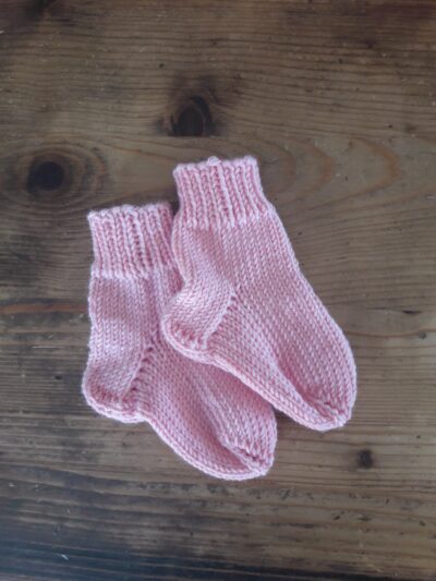 chaussettes pour bébé en mérino fait main