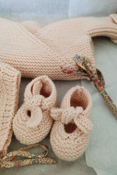 Babies en pure laine mérinos – Tailles 0-3 mois et 3-6 mois – Nombreux coloris