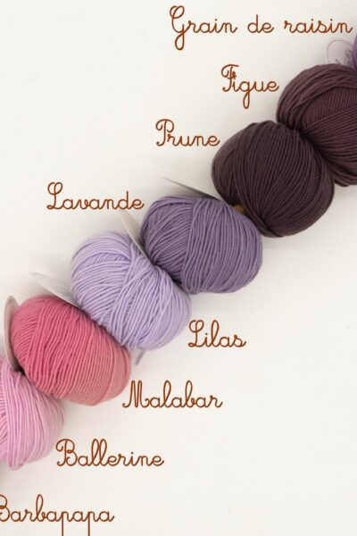 Chaussons “Lulu” en pure laine mérinos – Tailles 0 à 9 mois – Nombreux coloris