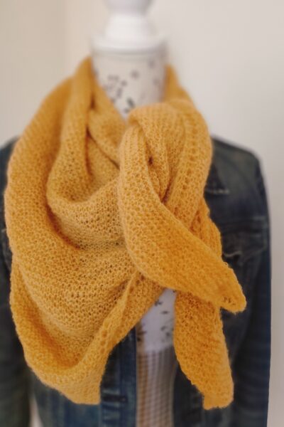 Mon cosy shawl en alpaga