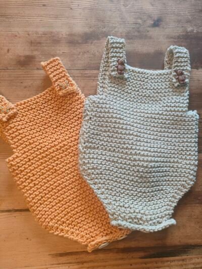 Barboteuse "petit lutin" en coton - différents thèmes - taille naissance à 6 mois