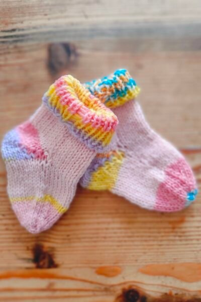 Chaussettes en mérinos (naissance-3 mois)