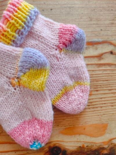 Chaussettes en mérinos (naissance-3 mois) – Image 4