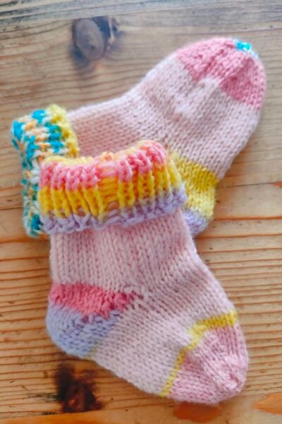 Chaussettes en mérinos (naissance-3 mois)