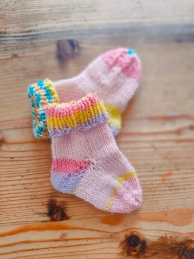 Chaussettes en mérinos (naissance-3 mois) – Image 2