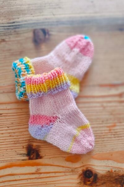 Chaussettes en mérinos (naissance-3 mois)