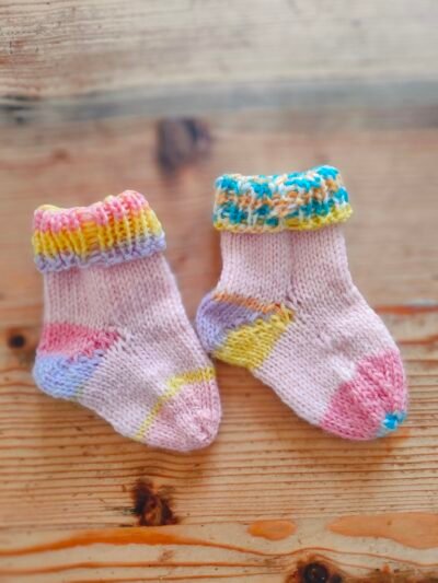 Chaussettes en mérinos (naissance-3 mois) – Image 5