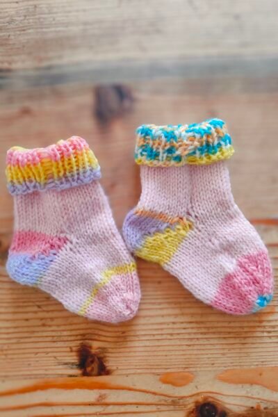 Chaussettes en mérinos (naissance-3 mois)