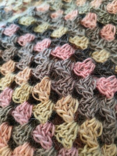 Châle granny en pure laine vierge et polyamide – Image 8