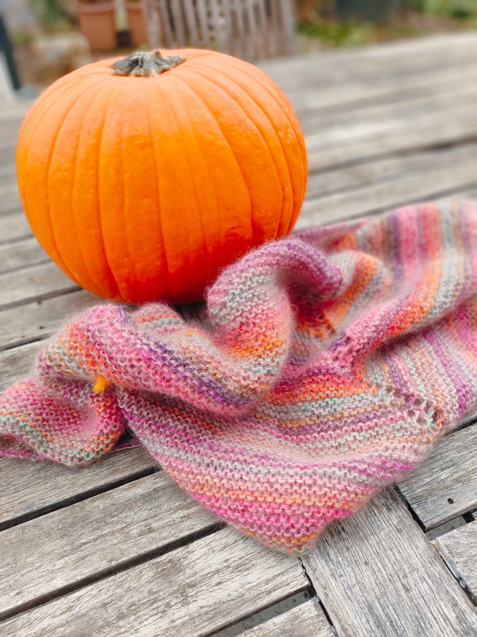 Châle en mohair, soie et mérinos – Image 3