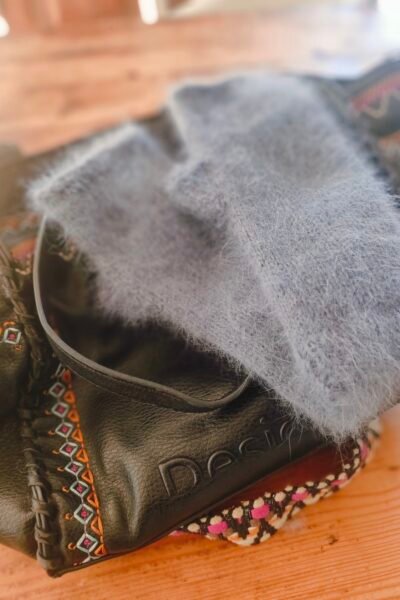 Les mitaines en angora (aig. n°4)