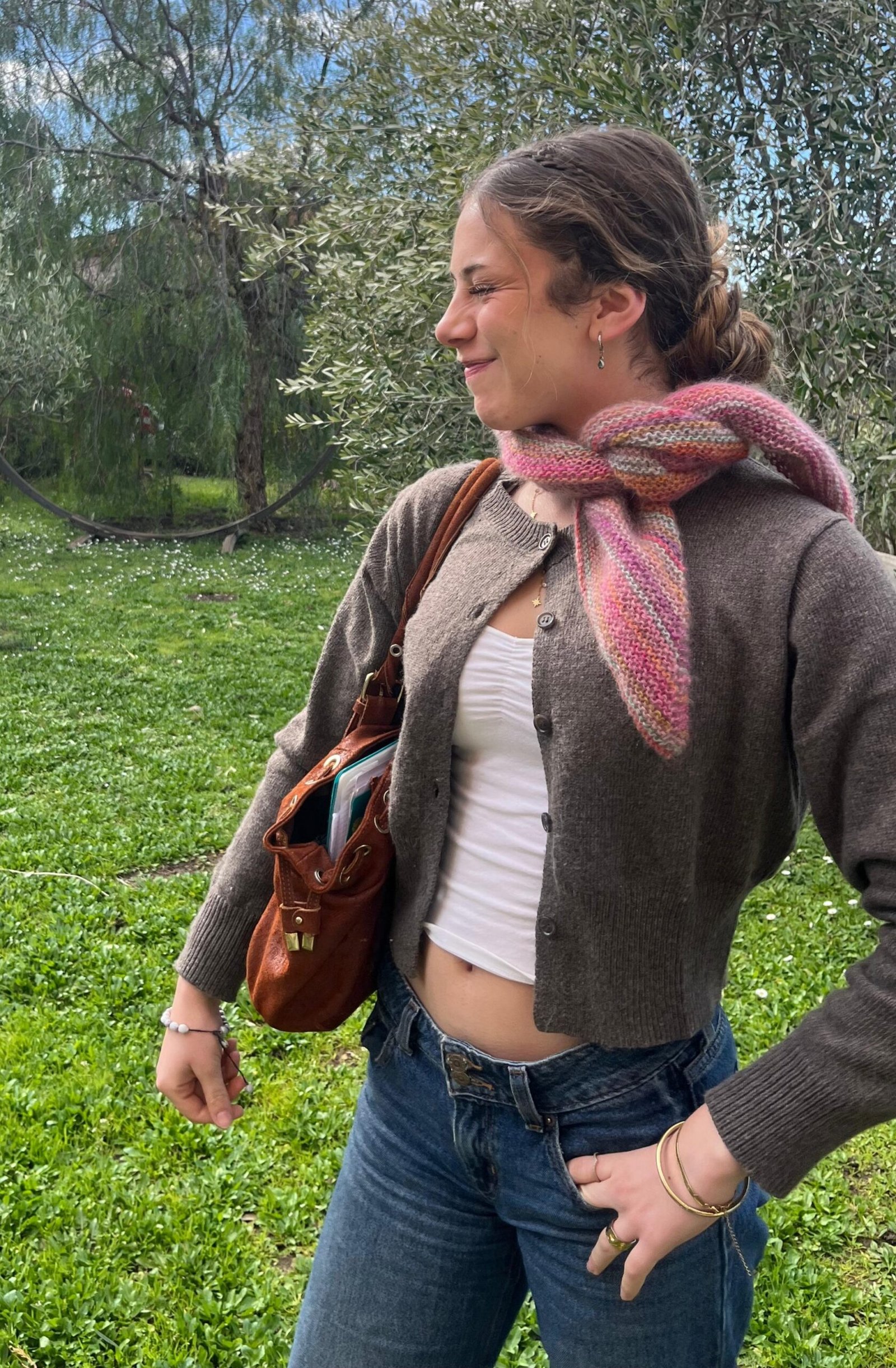 Châle en mohair, soie et mérinos – Image 4