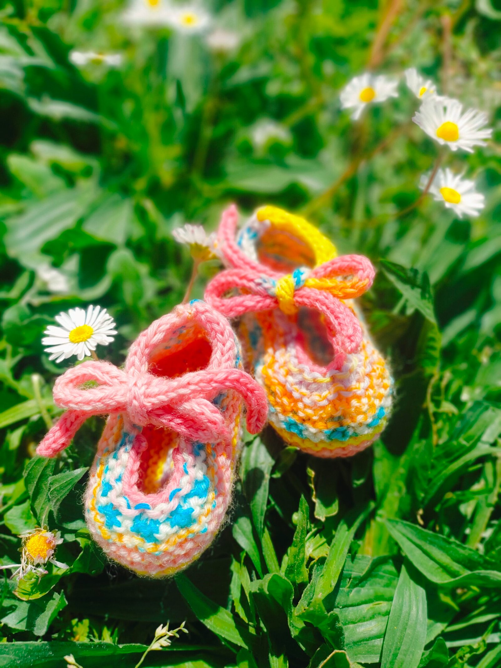 Babies en pure laine mérinos arc-en-ciel - Taille 0-3 mois – Image 2