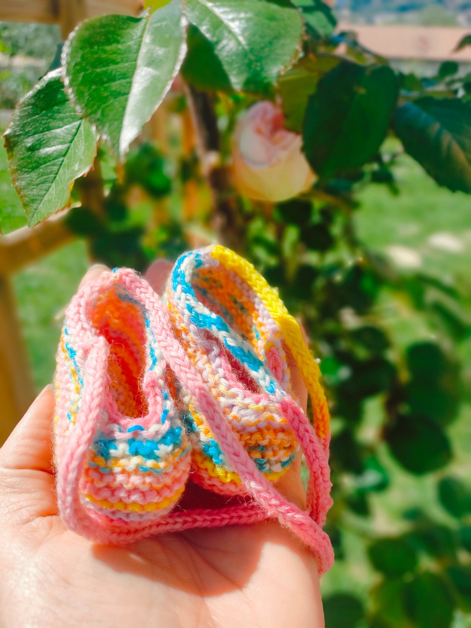 Babies en pure laine mérinos arc-en-ciel - Taille 0-3 mois – Image 4