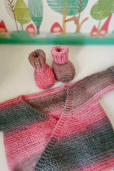 Brassière Cocon – DMC Brio Laine et acrylique – Naissance à 6 mois